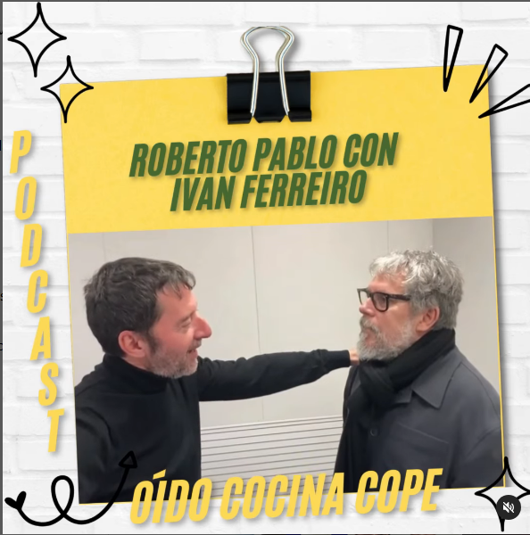 oidococinacope's tweet photo. En Oído Cocina Cope, @libertopablo habla con @ivanferreiro 
Comer y cantar... ¿o al revés?
Lo que más le gusta a Iván es la sopa de... ¿Y sabes qué más?
🔈 Escucha todos los #podcasts aquí:
https://t.co/utrdfb6mcL

#restaurantes #Recetas #cocina #cocinacasera #Gastronomia #chef https://t.co/RU8rz3LhtS
