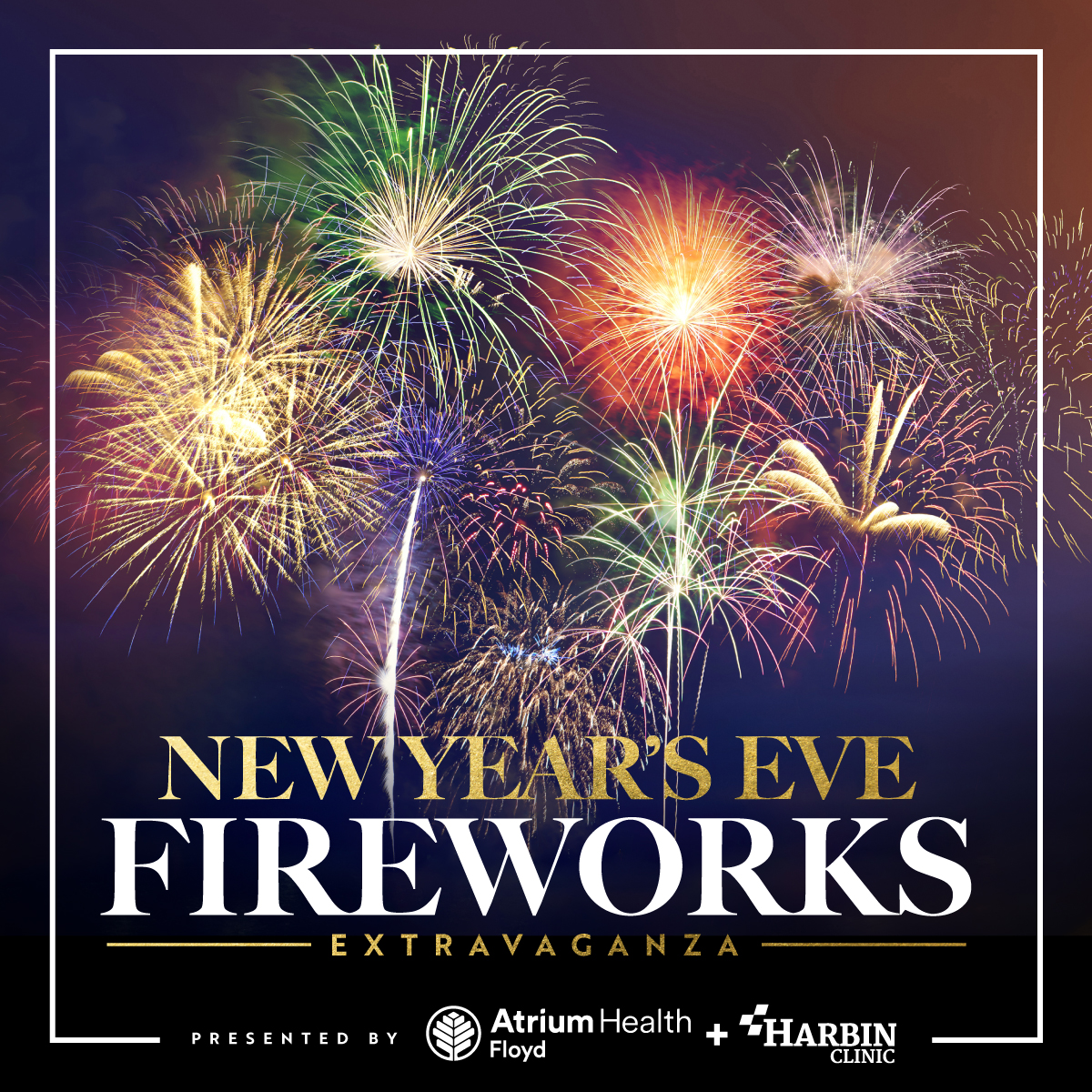 Don't miss this New Year's Eve fireworks spectacular sponsored by Harbin Clinic and Atrium Health Floyd! Fireworks begin at 7:30 p.m. from Jackson Hill and promise to be a dazzling display visible throughout Rome.