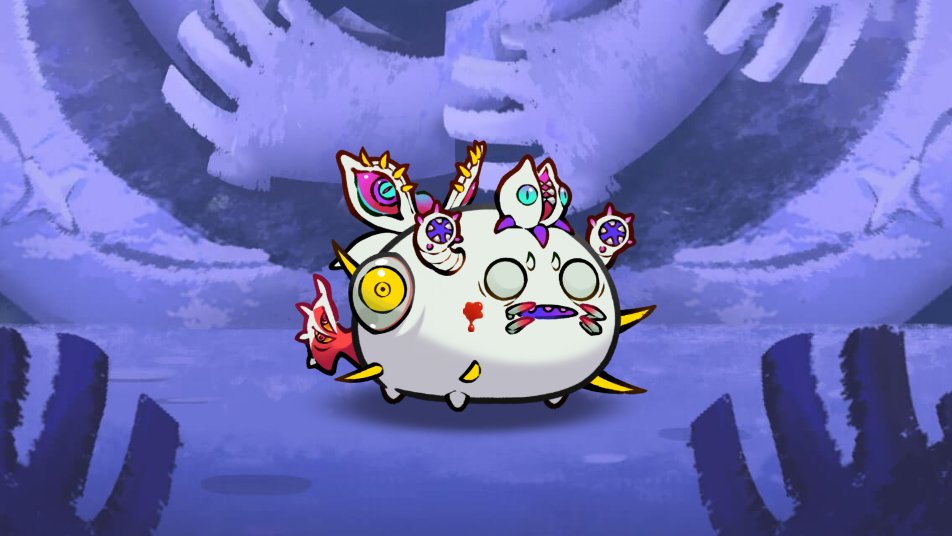 Jihoz_Axie's tweet photo. The first 6/6 Nightmare has arrived!

Congrats Allo.ron!

This Axie will have a 6 ETH bid placed on it from the SM team. https://t.co/nVdQXOTHrG