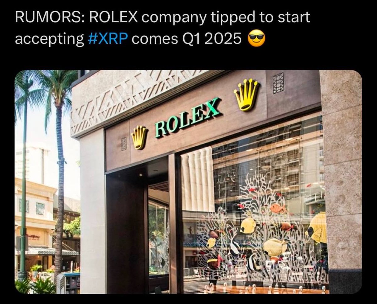 Rumours of Rolex to accept XRP as payment in Q1 2025 💰