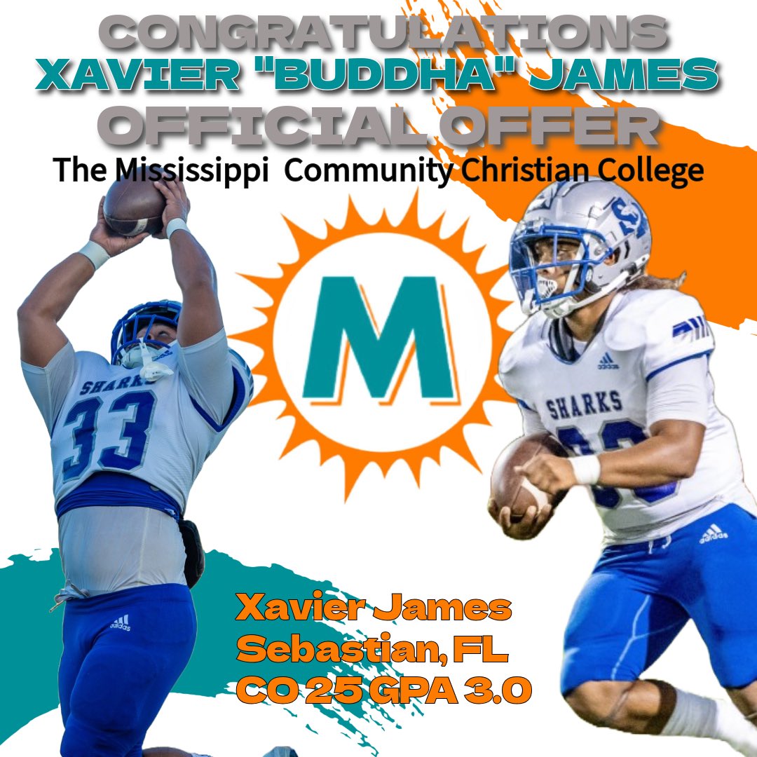 SRHS SHARK FOOTBALL (@srhs_football1) on Twitter photo Congratulations <a href="/Buddha_James33/">Xavier “Buddha” James</a>!! Keep em coming!! <a href="/TMCCCOLLEGE/">The Mississippi CC College - Athletics</a> <a href="/SRHS_Sport/">Sebastian River High School Athletics</a> <a href="/Shark21T/">TShark21</a> <a href="/airranger09/">Coach_Harris</a> Congratulations <a href="/Buddha_James33/">Xavier “Buddha” James</a>!! Keep em coming!! <a href="/TMCCCOLLEGE/">The Mississippi CC College - Athletics</a> <a href="/SRHS_Sport/">Sebastian River High School Athletics</a> <a href="/Shark21T/">TShark21</a> <a href="/airranger09/">Coach_Harris</a>