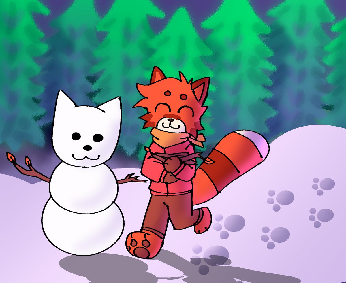 we wish you a merry kitsmas and a happy mew year - ych for <a href="/ohlookitsxeno/">xeno</a>