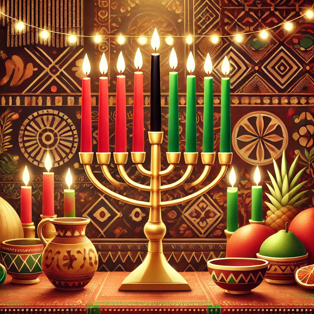 #HappyKwanzaa! 

Today, we celebrate the start of Kwanzaa, a week dedicated to honoring African heritage, unity, and community. As we light the first candle, may this season bring purpose, reflection, and joy to all who celebrate.

#TogetherInCommunity