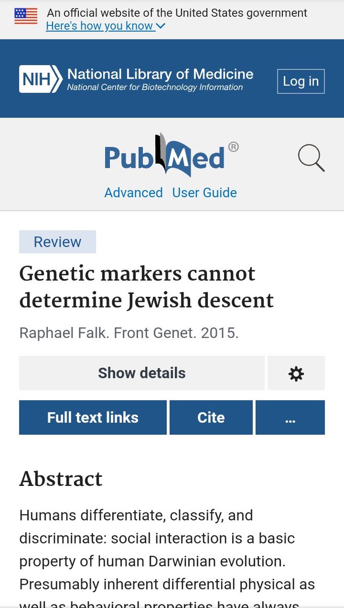 "Genetic markers cannot determine Jewish descent - PubMed" pubmed.ncbi.nlm.nih.gov/25653666/