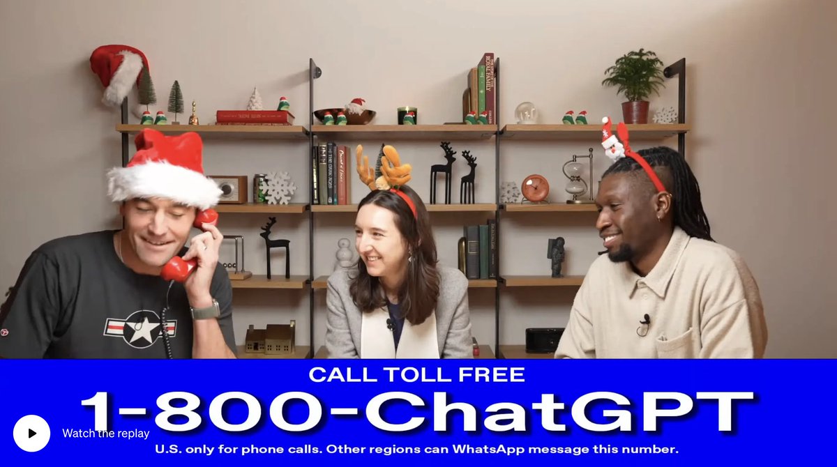 In case you missed it, ChatGPT is now accessible to all for free via Telephone youtu.be/LWa6OHeNK3s