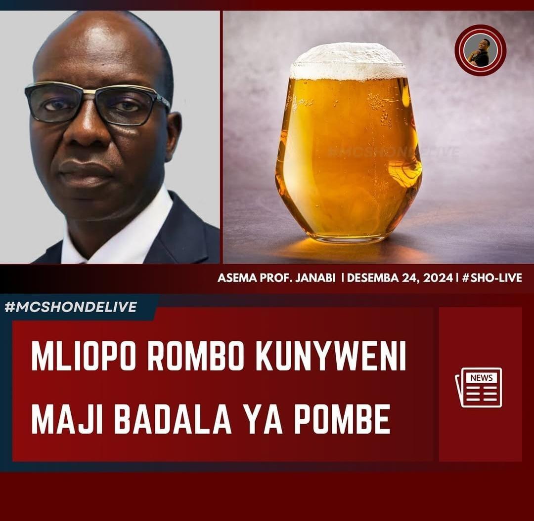 Yaani kuna vitu havikosewi. Usije kushangaa baada ya Krismasi watu wamekunywa weee usiku kucha huko Rombo halafu wanang'ang'ania waendeshe kurudi mikoa ya mbali kama Dar, Mwanza, Dodoma. Kinachofuata ni misiba. Tuzingatie afya kwanza wajemeni. Hizi pombe huwa zipogo tu.