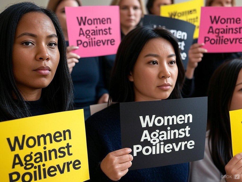 Get ready, ladies!

Time to mobilize. 

#WomenAgainstPoilievre #Cdnpoli