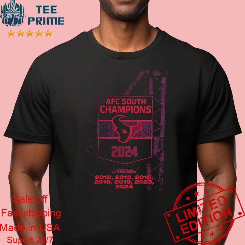 TeesPrime's tweet photo. Original Houston Texans AFC South Champions 2012 2015 2016 2018 2019 2023 2024 Shirt
https://t.co/sV9EN30MMp https://t.co/t3YZDRLCT3