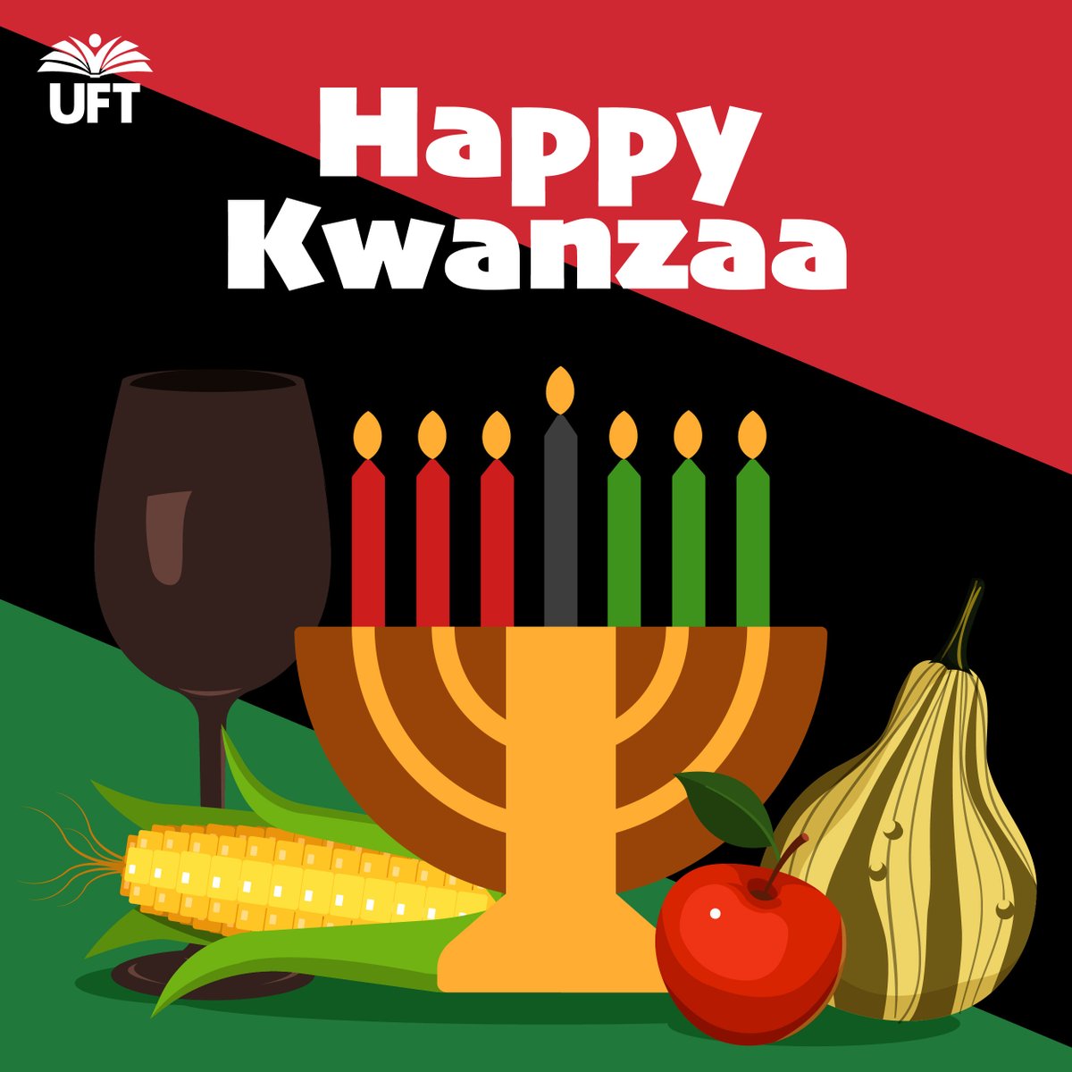 Sending warm wishes for a joyful Kwanzaa!
