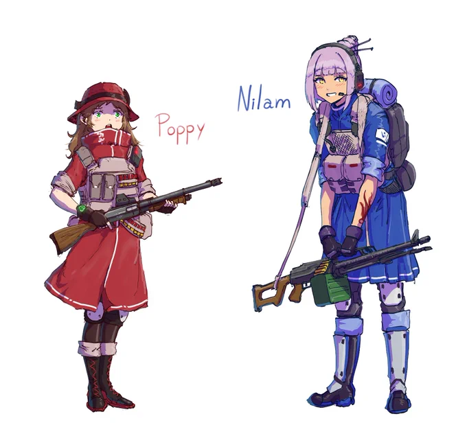 poppy and nilam 