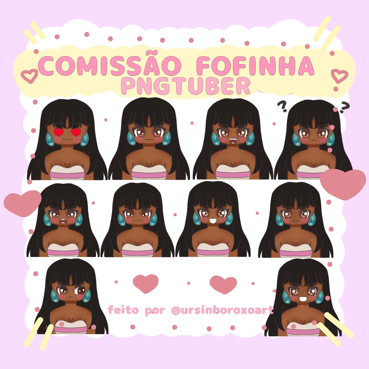 UrsinhooooArts_'s tweet photo. ⋆｡ﾟ☁︎｡⋆｡ ﾟ☾ ﾟ｡⋆⋆｡ﾟ☁︎｡⋆｡ ﾟ☾ ﾟ｡⋆
- COMISSÃO FOFINHA PARA @/edu_x_x MUITO OBRIGADAAA POR TER COMMISSIONADO COMIGO ESSA FOFURA AMEII FAZER SEU PNGTUBER!!💖✨

#commmissionsopen #pngtubercommission #pngtuber #pngtuberartist #vtuber https://t.co/Mr2R6ovkxr