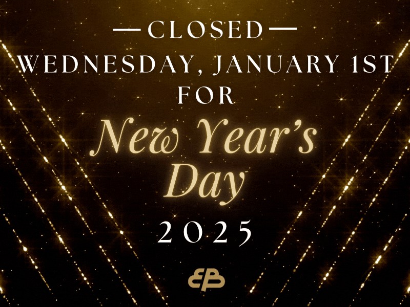🎇Friendly Reminder to Our Valued Customers🎇

All Enterprise Bank offices and branches will be closed next Wednesday, January 1st in observance of New Year's Day. We will resume regular business hours on Thursday, January 2nd, 2025. Thank you! ✨