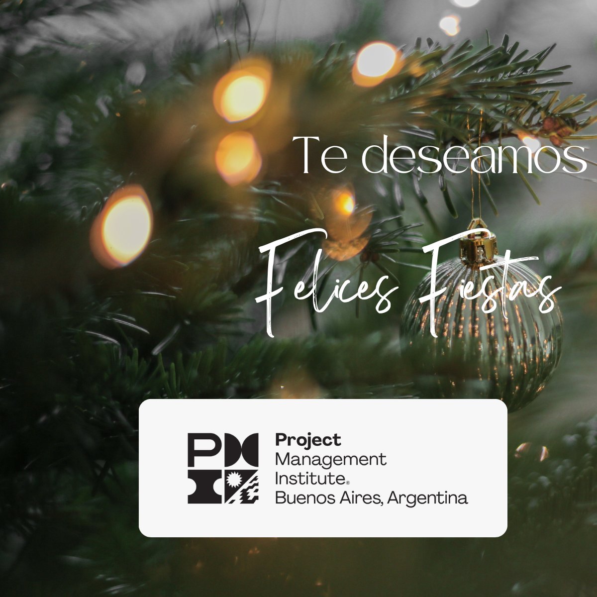 🎄✨ Desde el PMI Buenos Aires queremos desearte unas Felices Fiestas llenas de paz, alegría y momentos inolvidables junto a sus seres queridos. Anchordoquy  PMP®.

En breve les presentaremos a nuestra junta directiva para el 2025.

✨¡¡¡Felices Fiestas!!!✨