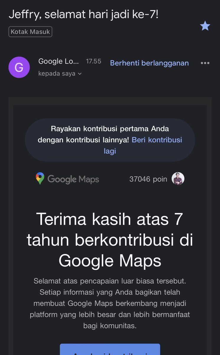jeffryrisandy's tweet photo. jarang update google maps, tapi gak kerasa udah 7 tahun menjalankan hobi motret berkedok berbagi info dan ulasan alakadarnya sebagai local guides amatiran 📸🗺 #GoogleLocalGuides https://t.co/wsyacGeDDh