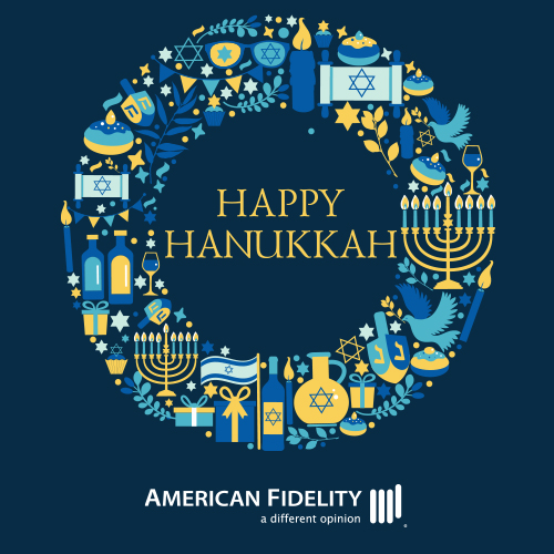 May the lights of Hanukkah shine brightly on your family and home this season. Happy Hanukkah! 🕎