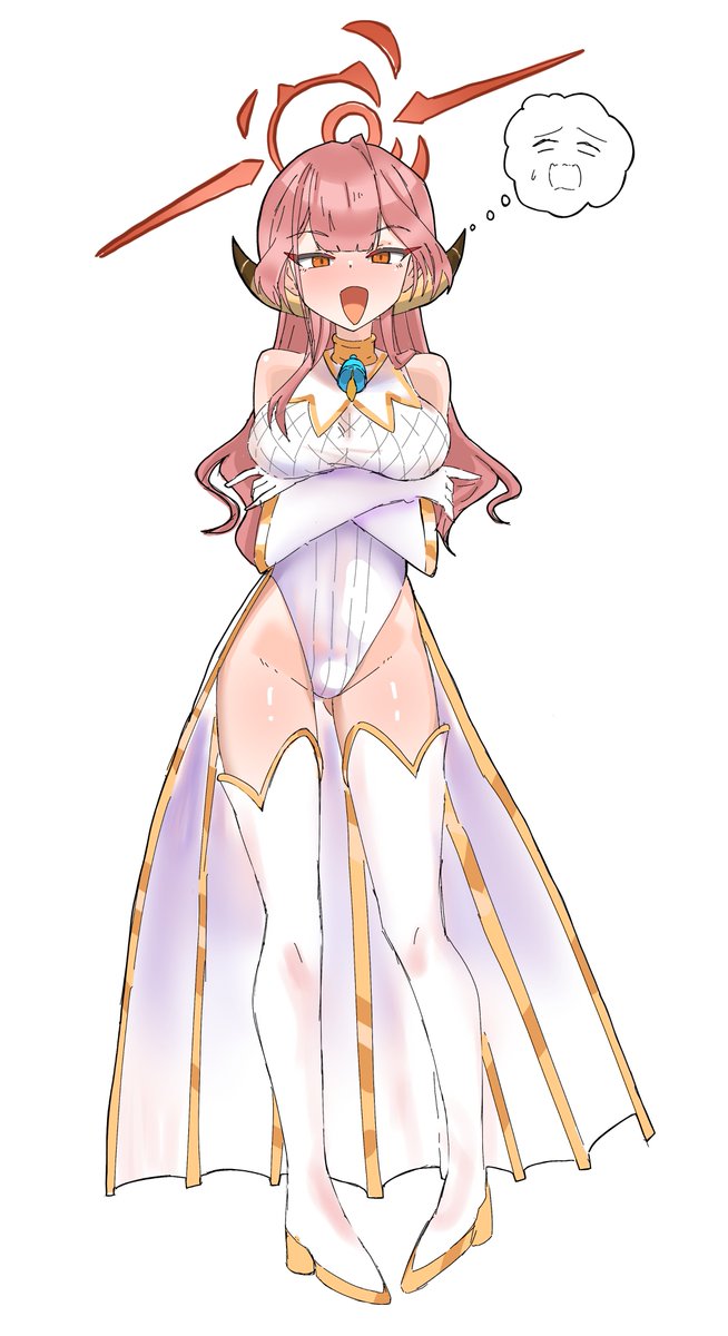 陸八魔アル(ブルアカ) 「」|ちひろのイラスト