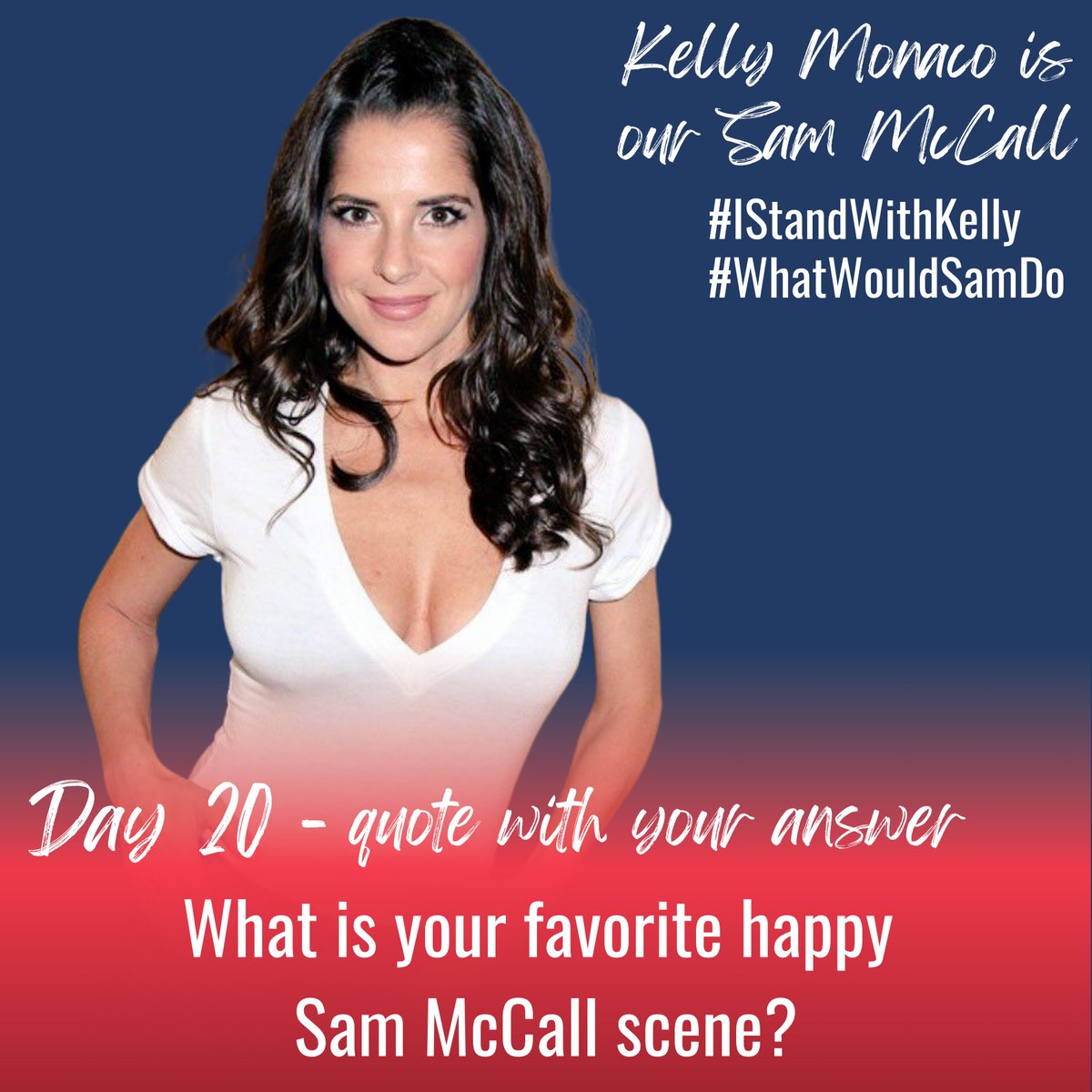IStandWithKelly's tweet image. 🚨DAILY PROMPT🚨

Day 20: What is your favorite happy Sam McCall scene?

Comment &amp;amp; quote with your answer (don’t forget to include this week's hashtags!)

✍🏻 Change.org/KellyMonaco
#IStandWithKelly #WhatWouldSamDo @kellymonaco1 @Disney @hulu @ABC_Publicity @SoapDigest