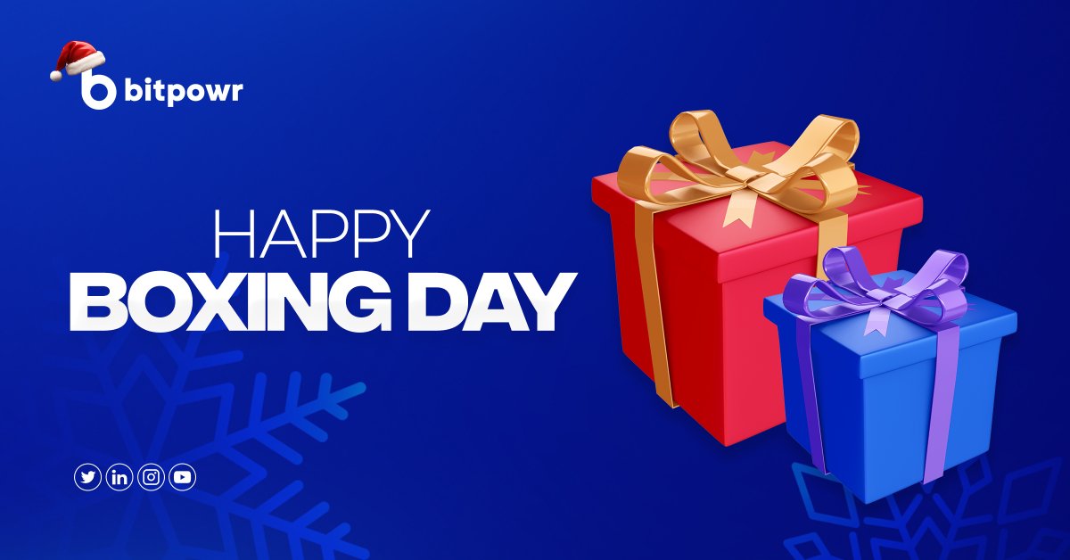 The holiday season continues, and today, we celebrate Boxing Day—a time for reflection, gratitude, and giving back. At Bitpowr, we’re inspired by the spirit of generosity and collaboration that drives progress in both our communities and the ecosystem.

As you unwind and enjoy
