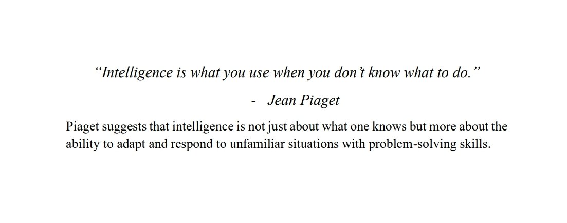 HasmeKamal's tweet photo. #AdaptiveIntelligence #ProblemSolving #PiagetWisdom #JeanPiaget https://t.co/NctKvtTC9i