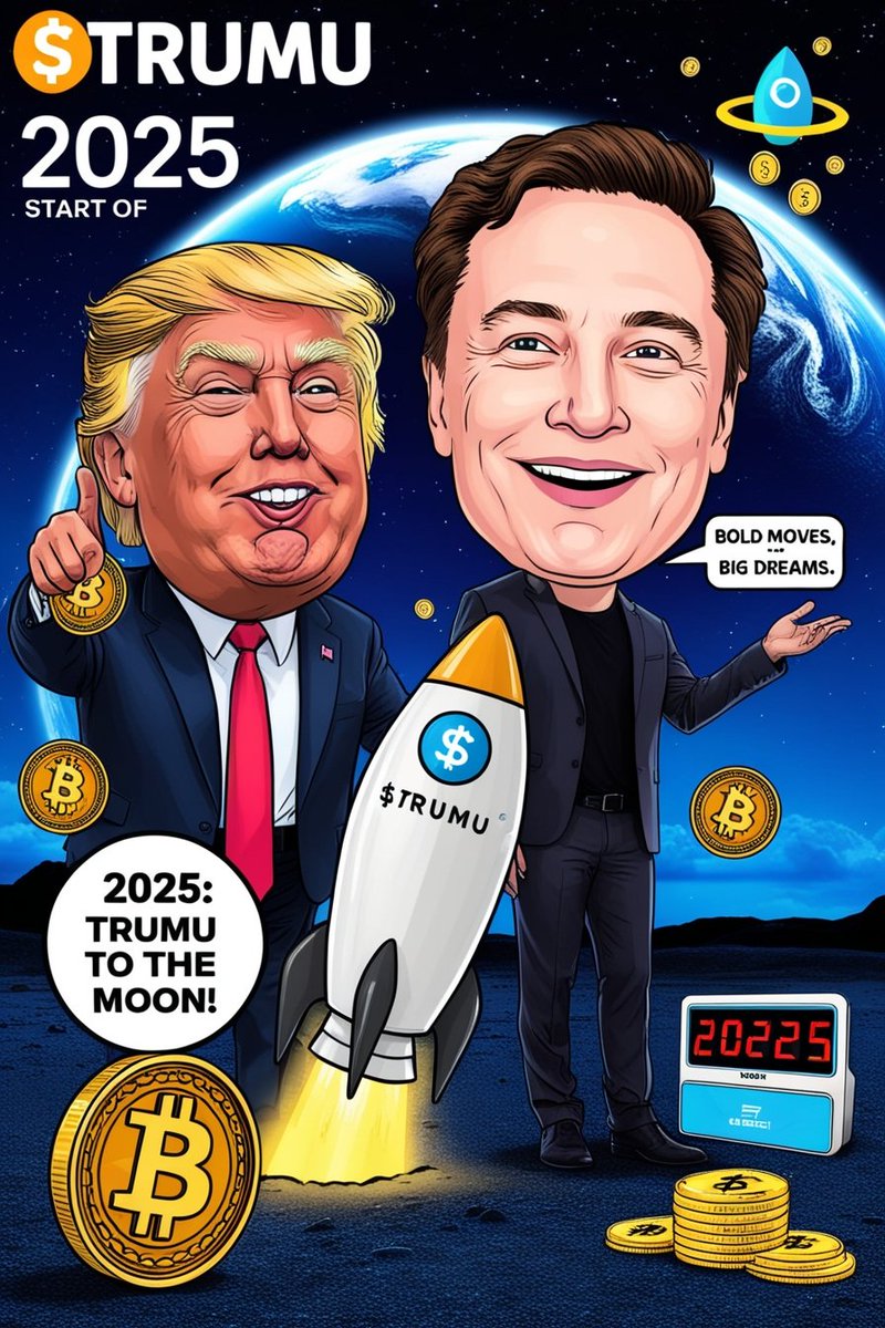trummuskus's tweet photo. "🚀💡 Start 2025 with bold moves and big dreams! $TRumu isn’t just a coin; it’s a movement shaping the future of crypto and community innovation. 🌟Join us as we take the next leap towards groundbreaking updates, stronger connections, and limitless opportunities. The future is $TRumu—are you ready to be part of it? 🌍🔥#TRumu #CryptoRevolution #2025Begins"4o