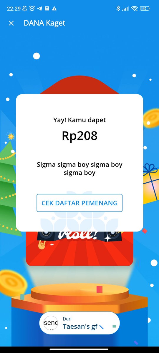 lovelihaan's tweet photo. masyaallah tmn tmn makasi atas #sapiberbagi smg semakin solid (ini aslinya ada dr jeya jg dpt 5rb ak cuy tp ga ak ss) https://t.co/UNKDlduV6Z