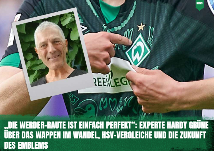 DeichStube's tweet photo. Experte für Fußball-Wappen verrät: Warum das #Werder-Logo so besonders ist und was es der HSV-Raute voraushat👉https://t.co/WsVYstmZbS https://t.co/bPKvp4D9v7