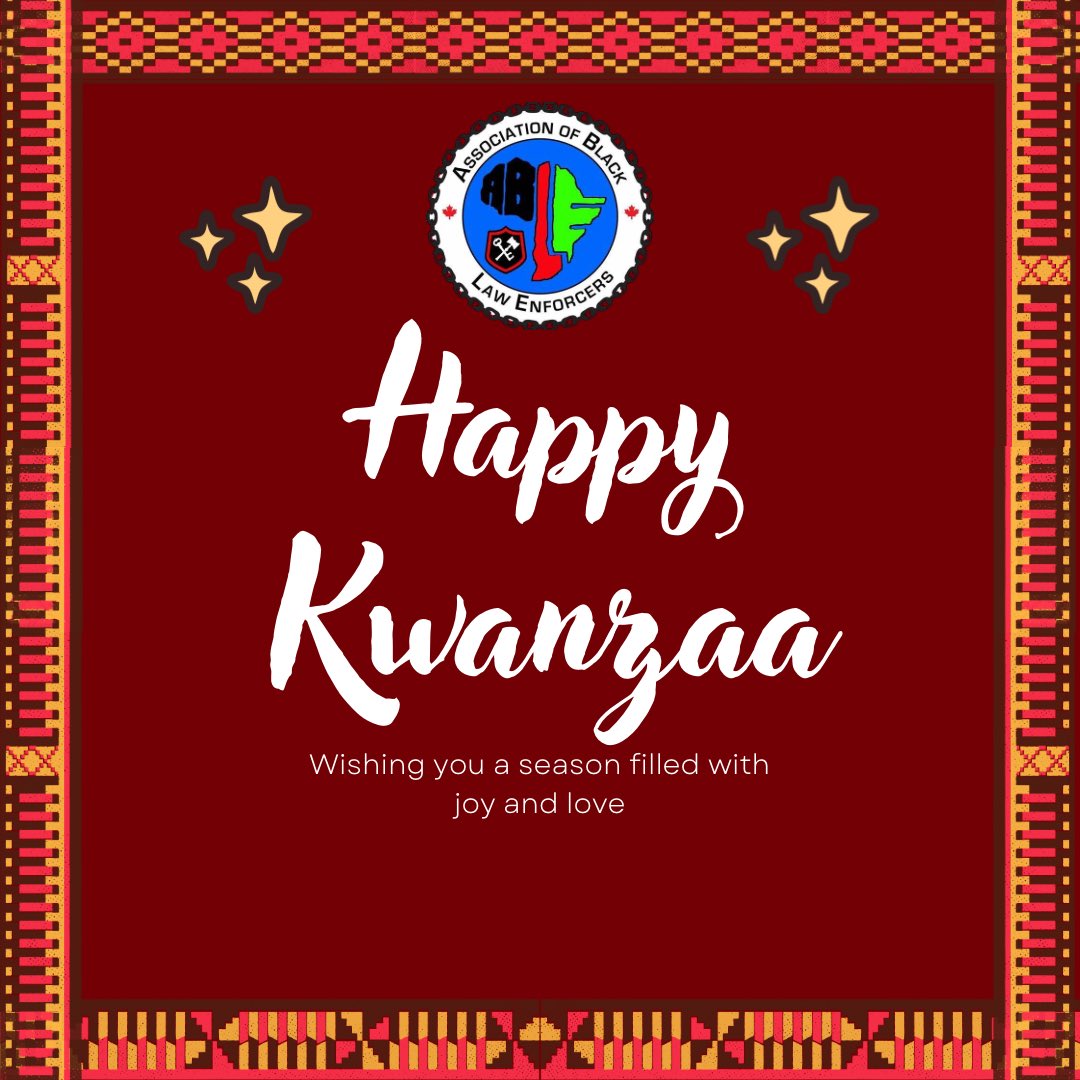 Wishing everyone a safe and joyful Kwanzaa! May this celebration bring unity, love, and prosperity to all. 

Kwanzaa is celebrated from December 26 to January 1 each year. This year, it begins on December 26, 2024, and ends on January 1, 2025.

#kwanzaa #ABLE