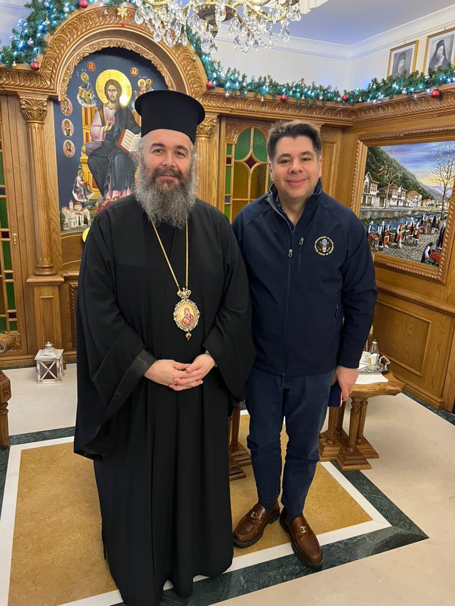 Honored to spend time during this holiday season with His Eminence Eirinaios Laftsis, the Metropolitan of Florina, and to learn about the work of the Church here in beautiful northern Greece.