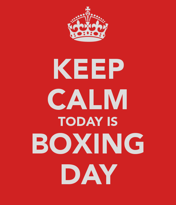ChenSherri's tweet photo. Happy Boxing Day everyone! https://t.co/NlpMMauwcg