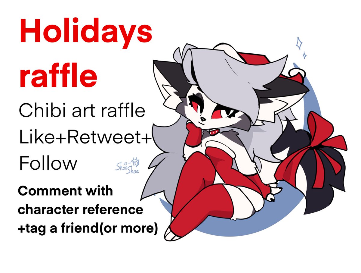 Holidays art raffle!
Winner will be chosen randomly on January 1 🎉