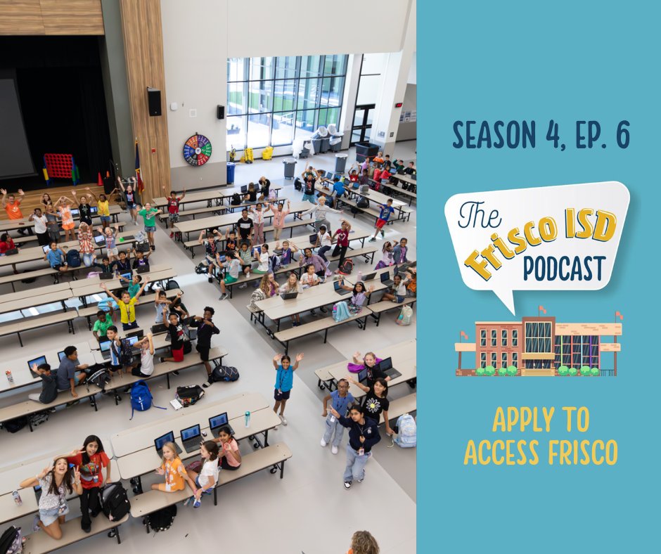 Is your family considering the Access Frisco program? Tune in to this special episode of the Frisco ISD Podcast to discover everything you need to know.

🎙️ Apple: bit.ly/AppleFISD
🎙️ Spotify: spoti.fi/3vbCnNh
🎙️ Youtube: bit.ly/YouTubeFISD