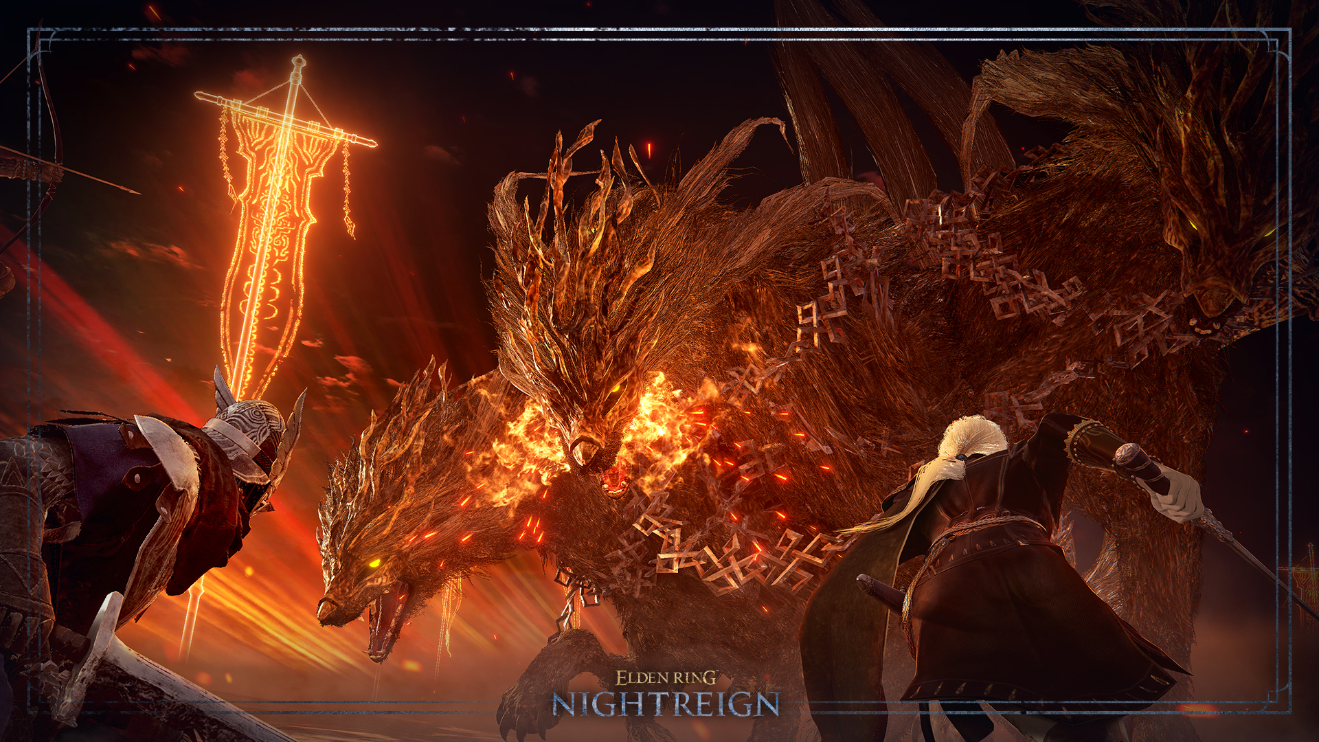 XユーザーのELDEN RINGさん: 「Amidst the fires of battle, an