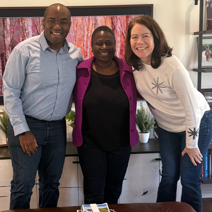 As a remote business, our staff love opportunities to get together in person. Earlier this month, Nancy McGuire Choi hosted colleagues Kyler Simmons and Tanara Bowie for a co-working day in her home in Falls Church, VA. So fun to see these smiling faces together!

#RemoteWork