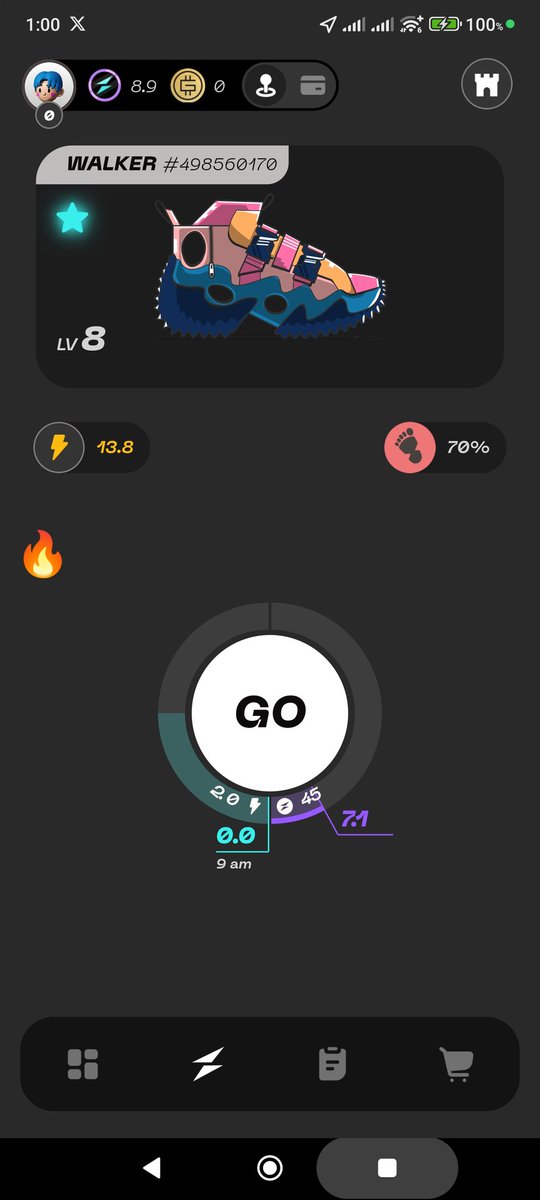 気づけば持っていた、この靴は何者ですか？
とりあえずレベル上げています。
詰んでますか？
有識者の方、教えて下さい。
OGstepnerです。

#STEPNGO