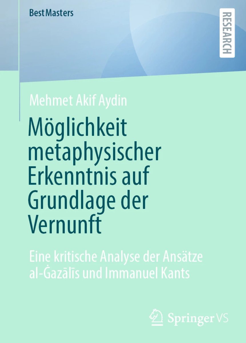 MeAkif_Aydin's tweet photo. Ich freue mich, mitteilen zu dürfen, dass meine Masterarbeit, die ich Anfang dieses Jahres abgeschlossen habe, nun als Buch beim Springer Nature Verlag veröffentlicht wurde. https://t.co/pf4UpWXhkV