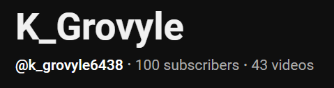 Grovyleruns's tweet photo. Thanks to everyone who has supported my recent YouTube boom and reaching 100 subs! I never thought when I made that random EOW video that this would happen after years of experimenting with unsuccessful content. Looking forward to pushing those numbers even more in the New Year! https://t.co/WSw3gZVztR