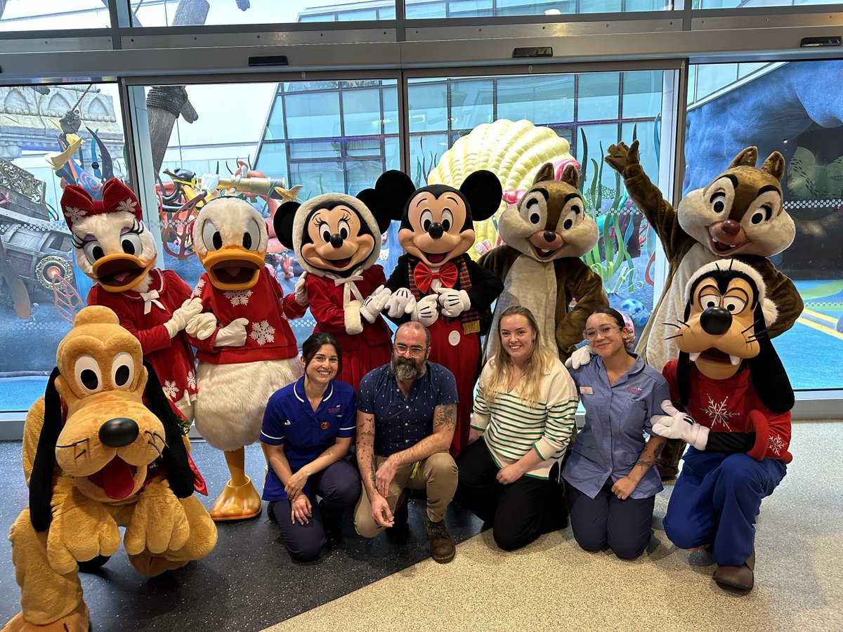What a magical Christmas we've had! ✨

Our friends from Disney made an extra special stop on their Jingle Bell Tour to help our patients, families, and staff feel the spirit of Christmas, even in challenging times. Huge thanks to Mickey and his friends for bringing the joy 💙