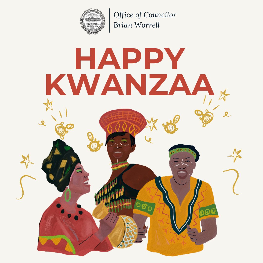 VoteWorrell's tweet image. Happy Kwanzaa to our District 4 community! 🕯️✨ May this season bring unity, joy, and prosperity to you and your loved ones.