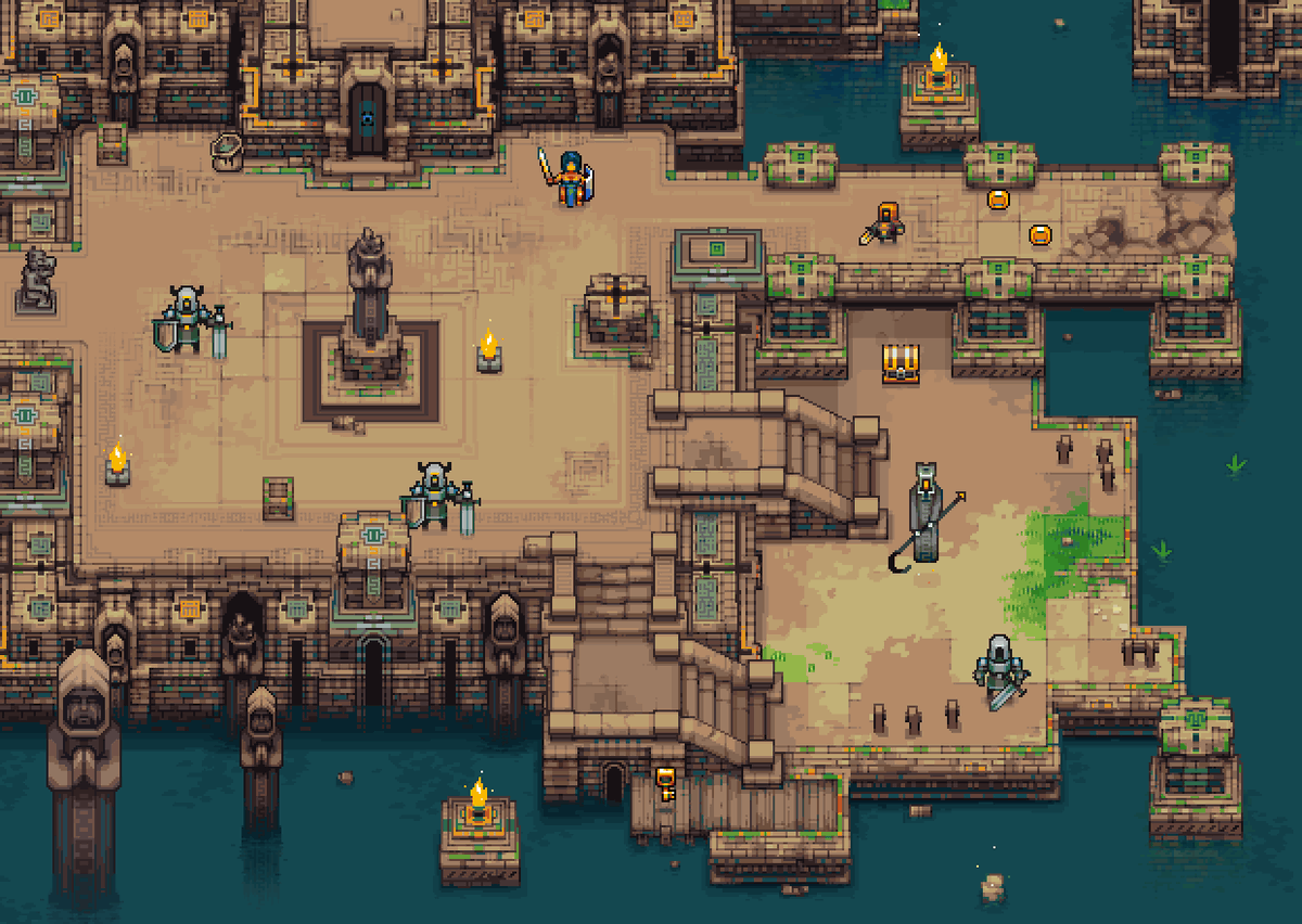 the08games's tweet image. New level for the game I&apos;m working on.
#indiedev #pixelart