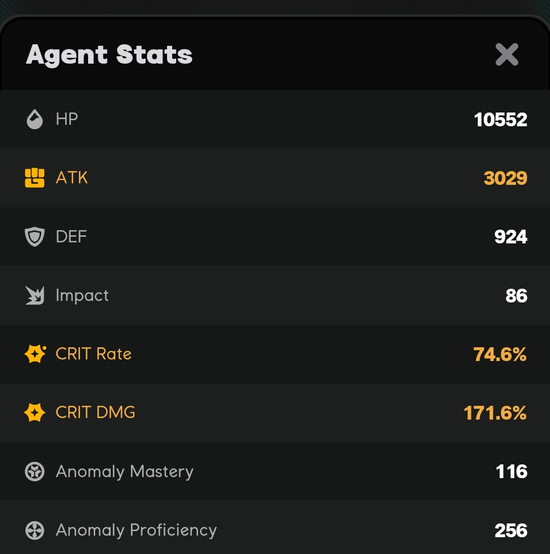 WinterTormenta's tweet image. 104 crit rate and 251 crit damage in battle, she #allset