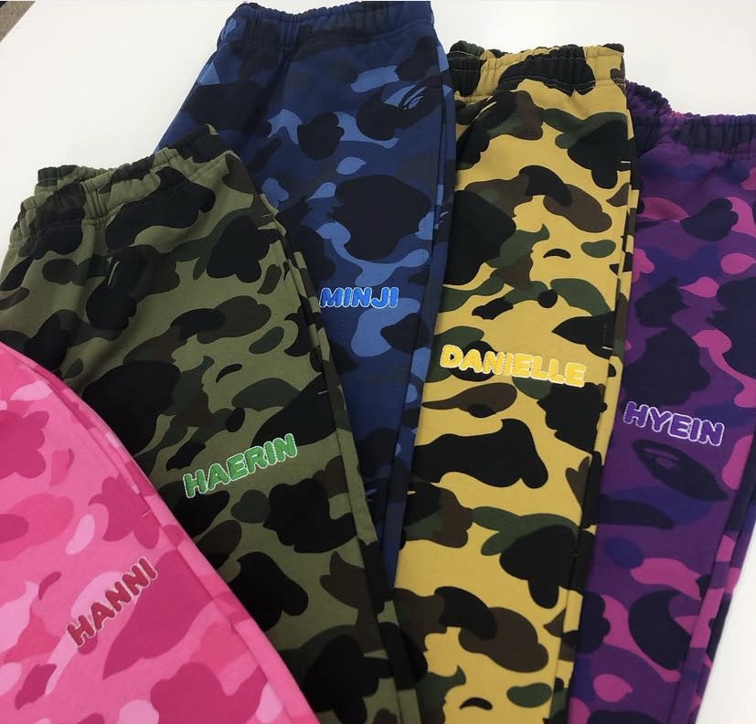 NewJeans custom BAPE sets by Neokada #뉴진스 #NewJeans