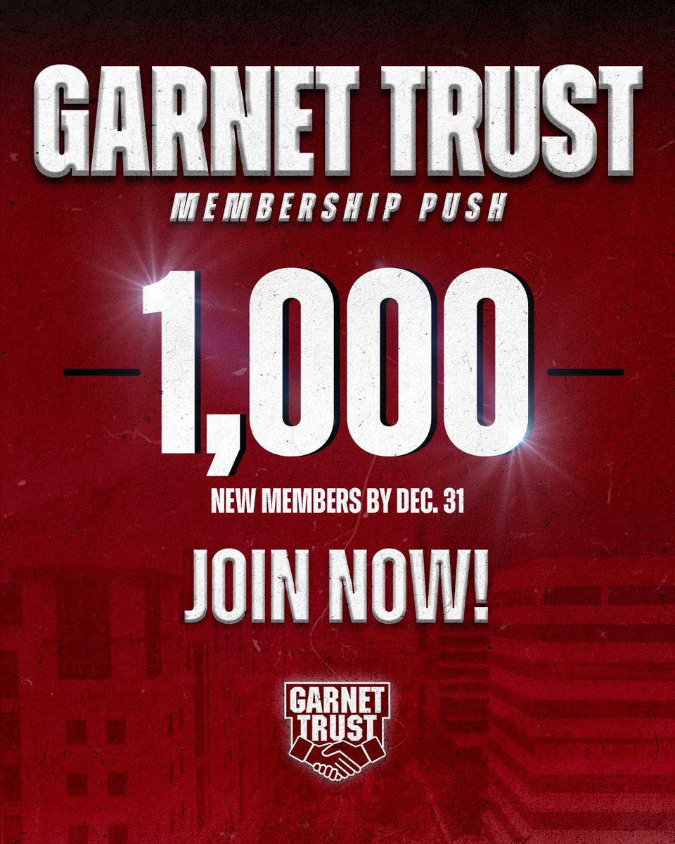 TheGarnetTrust's tweet photo. WELCOME and THANK YOU to our new members! Let's keep it going! 

🤝 Join here: https://t.co/B1qP9VULkH https://t.co/G65ToQwayx