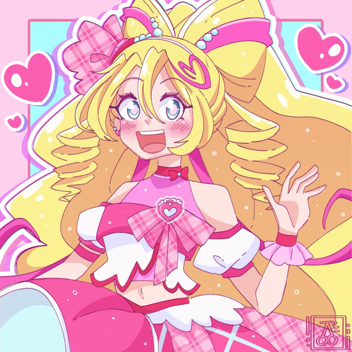 プリキュア #precure Since she was real, here's my take on Cure
