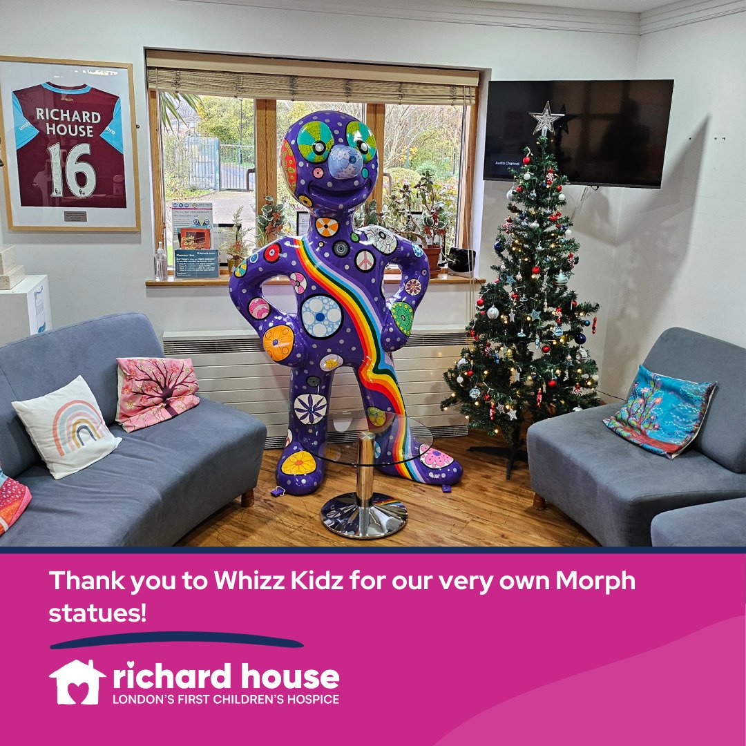 Richard House (@richardhousech) on Twitter photo Thank you to <a href="/WhizzKidz/">Whizz Kidz</a> for our very own Morph statues, which were part of Morphβs Epic Art Adventure in London, an extraordinary step-free public art trail hosted by Whizz Kidz! π
This initiative brought joy and raised vital awareness and funds for young wheelchair users Thank you to <a href="/WhizzKidz/">Whizz Kidz</a> for our very own Morph statues, which were part of Morphβs Epic Art Adventure in London, an extraordinary step-free public art trail hosted by Whizz Kidz! π
This initiative brought joy and raised vital awareness and funds for young wheelchair users