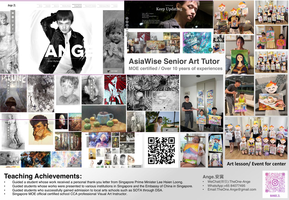 angexy's tweet photo. AsiaWise Art Director/Singapore MOE official certified school CCA professional Visual Art Instructor.
#Art,#Tutor,#Singapore,#ArtClass,#Artworks,#artist,#Poster,#ArtSchool,#Painting,#Drawing,#ArtTeacher,#ArtInstructor,#cute,#Lovely,#fun,#FineArt,#Arttutor,#Manga,#Anime,#workshop https://t.co/UD20VYvA3v