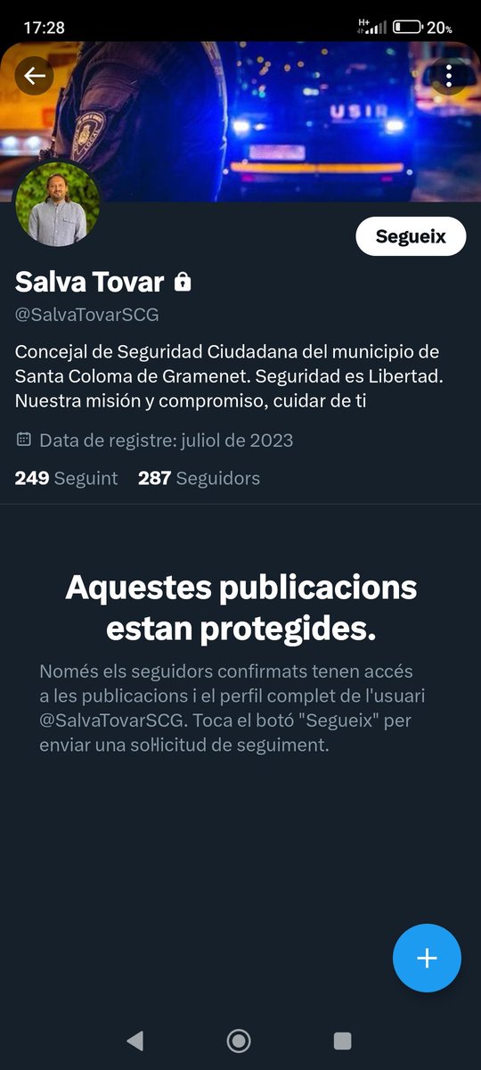 @SalvaTovarSCG T'estàs lluint @SalvaTovarSCG. Ara candau al compte! 
Un servidor públic amagant els seus missatges als seus conciutadans. #Etfelicitofill

<a href="/MireiaG_S/">Mireia González Sáez</a>, digues-li tu, i de passada li demanes la dimissió.