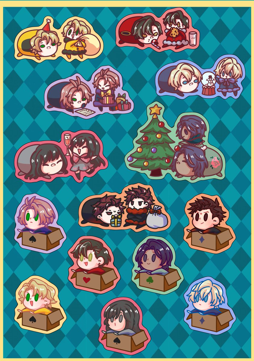 リンクにアクセスできない場合は、クリスマスイラストもここに投稿します
#highcard