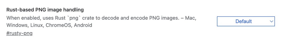 programmer_just's tweet image. Rust png decoder/encoder in Chrome: