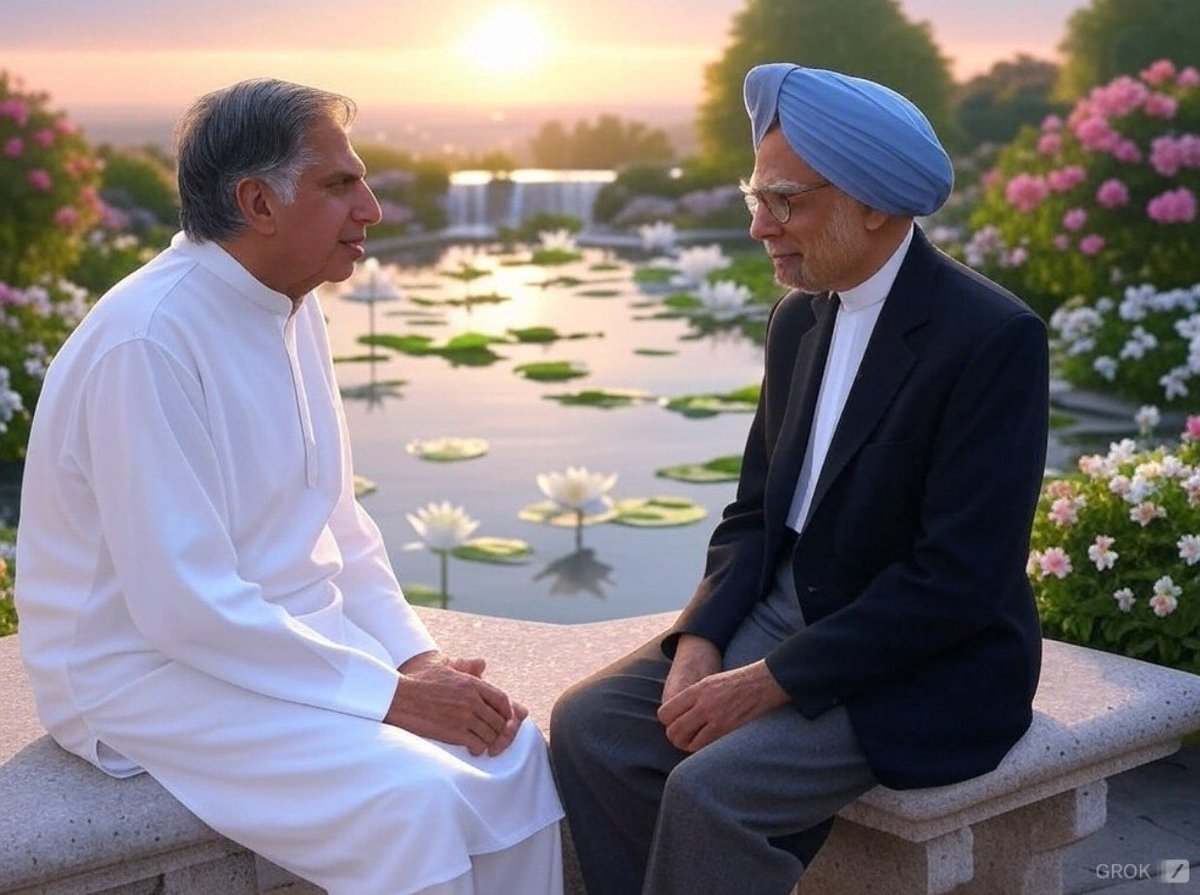 2 important people who left us this year: #ManmohanSingh ji &amp; #RatanTata ji 🥺