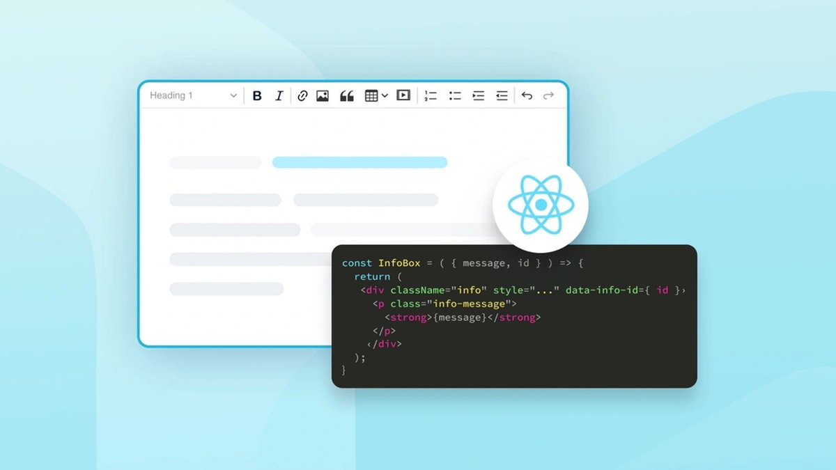 ckeditor's tweet image. Curious about JSX (JavaScript XML)? 🌟 Discover how this powerful JavaScript extension streamlines UI development by blending markup directly into your code. Dive into our latest blog to learn more! 🚀 buff.ly/41JZyMI
#JSX #JavaScript #FrontEndProgramming